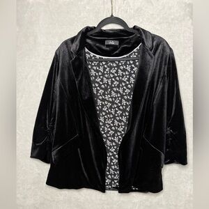 Black Velvet Women's Blazer